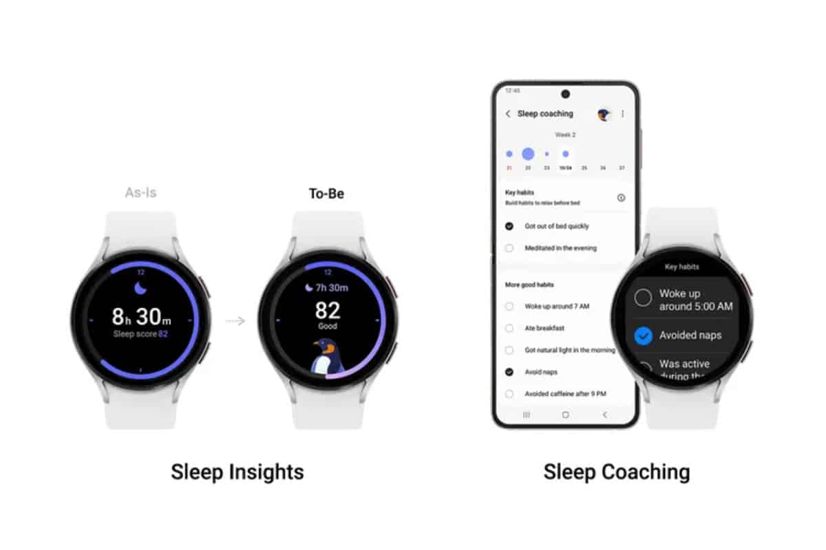 Mode veille montre Samsung