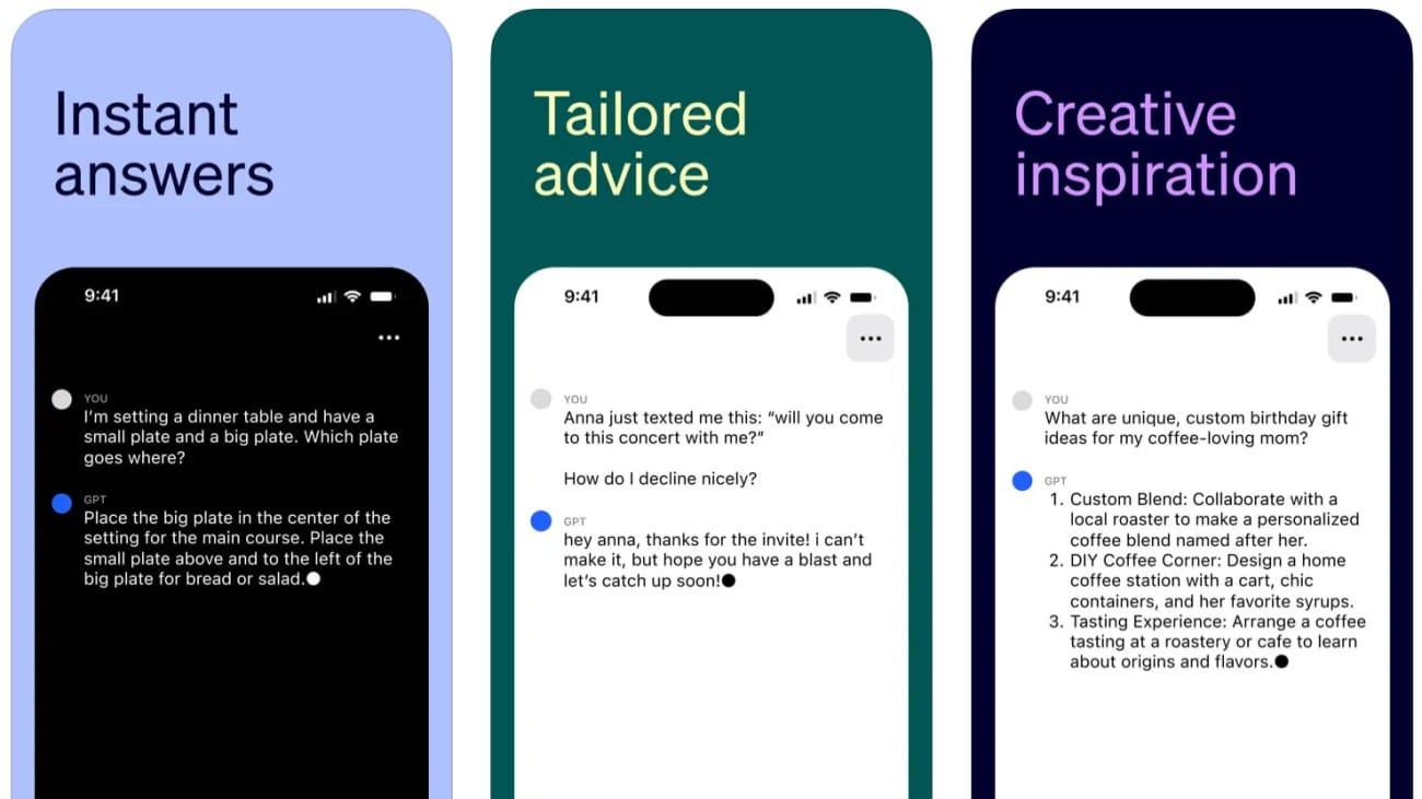 OpenAI accueille une application mobile pour ChatGPT