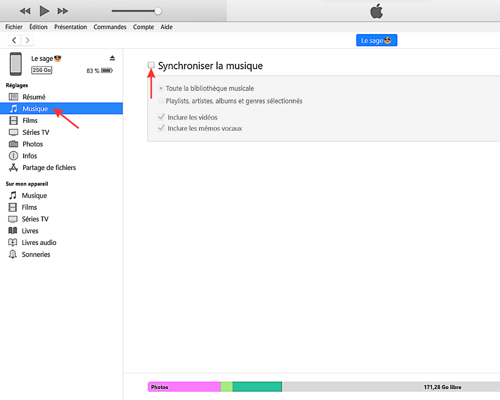 Synchroniser-Un-iPhone-Musique-Synchroniser