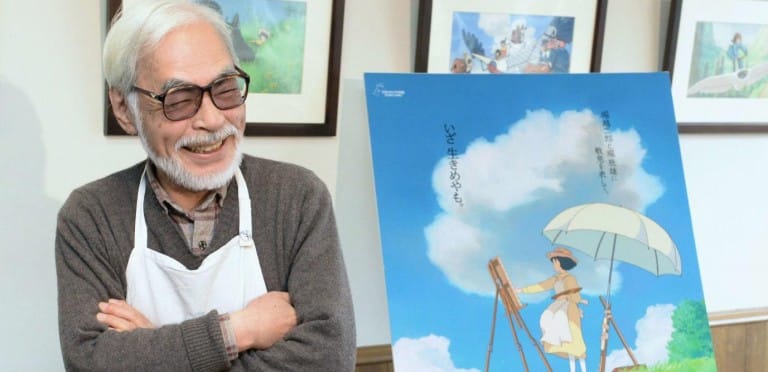 TOKYO, Japan - Japanese animator Hayao Miyazaki meets the press at Studio Ghibli in Koganei on the outskirts of Tokyo on March 3, 2014, after his final animation film "The Wind Rises" failed to win this year's Academy Award for best animated feature, whic