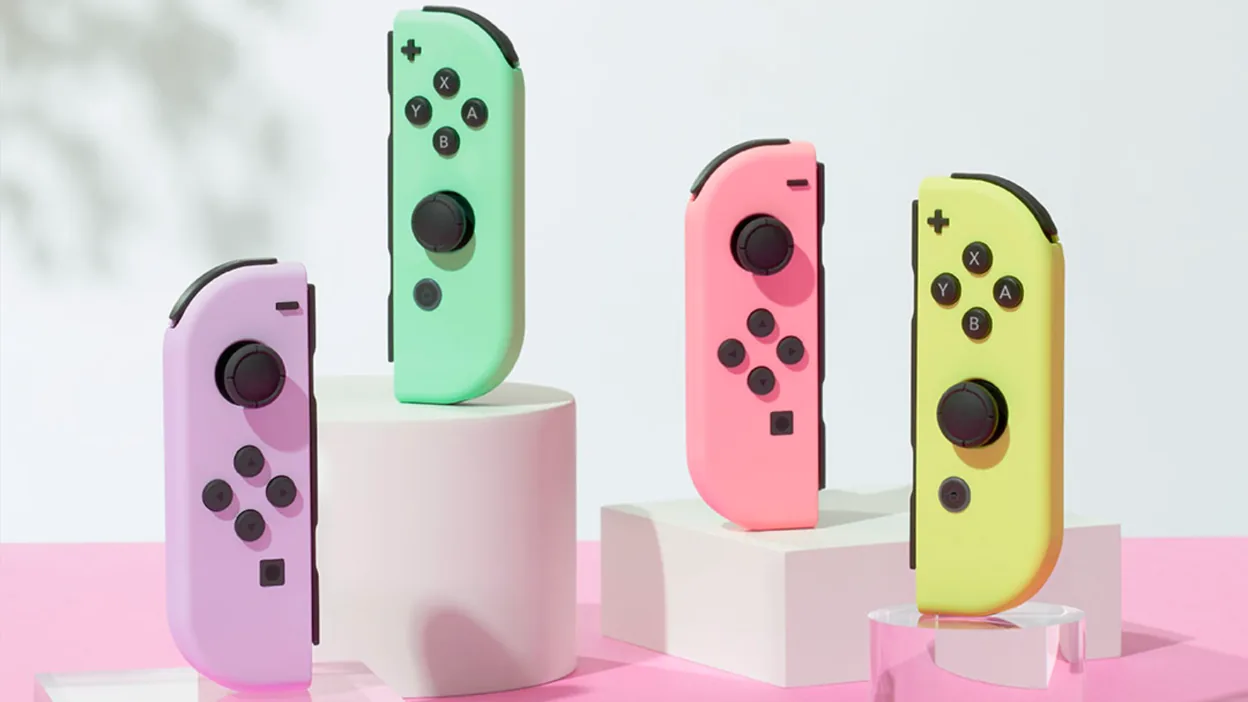Nintendo les manettes Joy-Con passent aux couleurs pastels