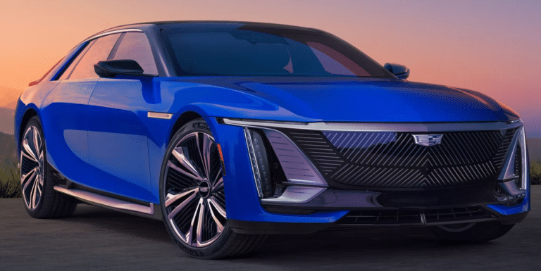 Une voiture électrique Cadillac