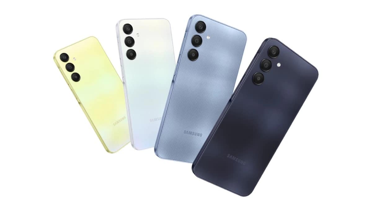 Les Samsung Galaxy A15, A15 5G et A25 5G officialisés
