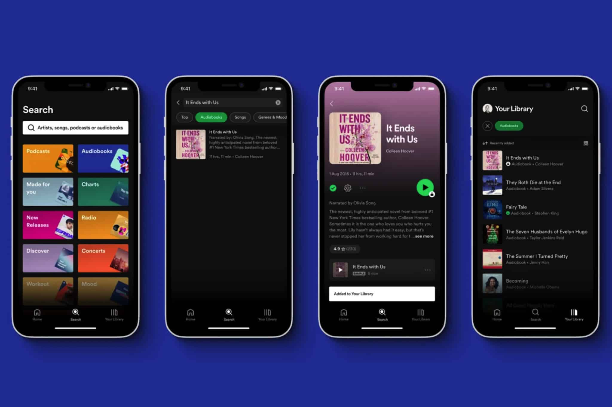 Spotify obtient gain de cause : l’achat de livres audio directement dans l’application iOS est désormais possible aux États-Unis